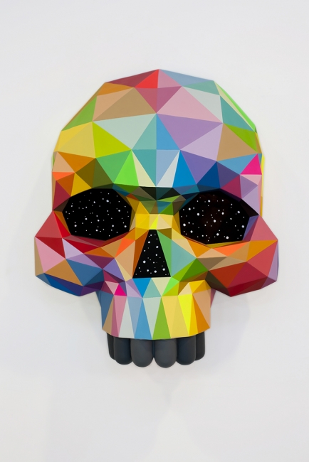 Obra de Okuda San Miguel para Art Madrid'18. Cortesía de la feria | Art Madrid'18 reunirá 41 galerías entre su Programa General y One Project